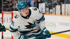 Celebrini keeping Sharks in playoff hunt with 107-point season